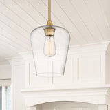 Contemporary Down Pendant from the Octave Collection
