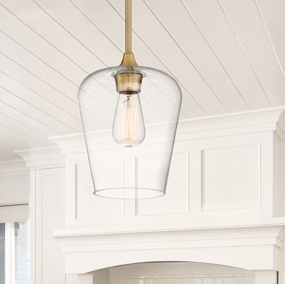 Contemporary Down Pendant from the Octave Collection