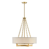 Traditional Drum Shade Pendant from the Brentwood Collection
