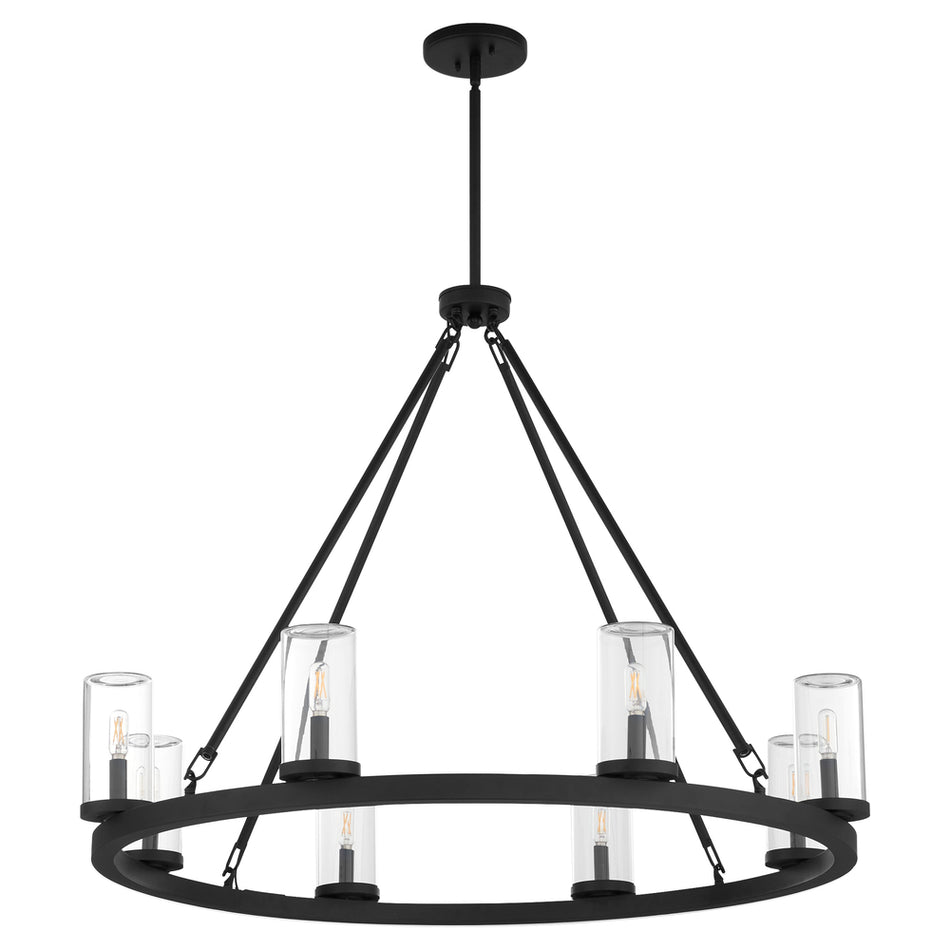 8 Light Chandelier from the Gentry Collection