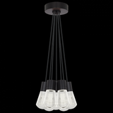 Contemporary Multi Light Pendant from the Alva Collection