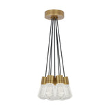 Contemporary Multi Light Pendant from the Alva Collection