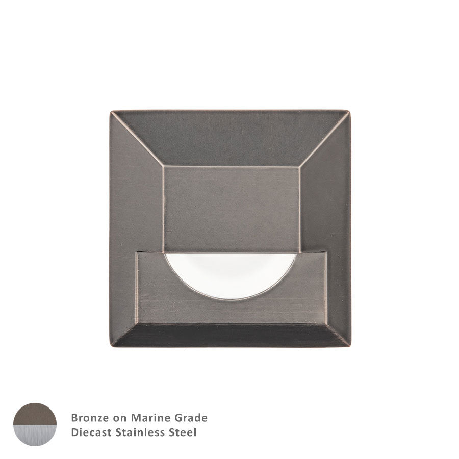 2IN LED SQUARE STEP LIGHT 3000K