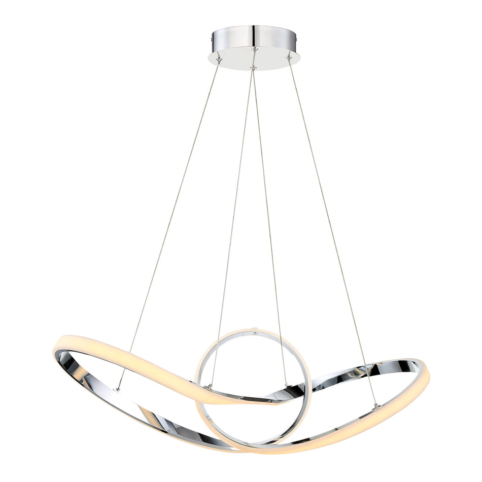 Modern Down Chandelier from the Vornado Collection