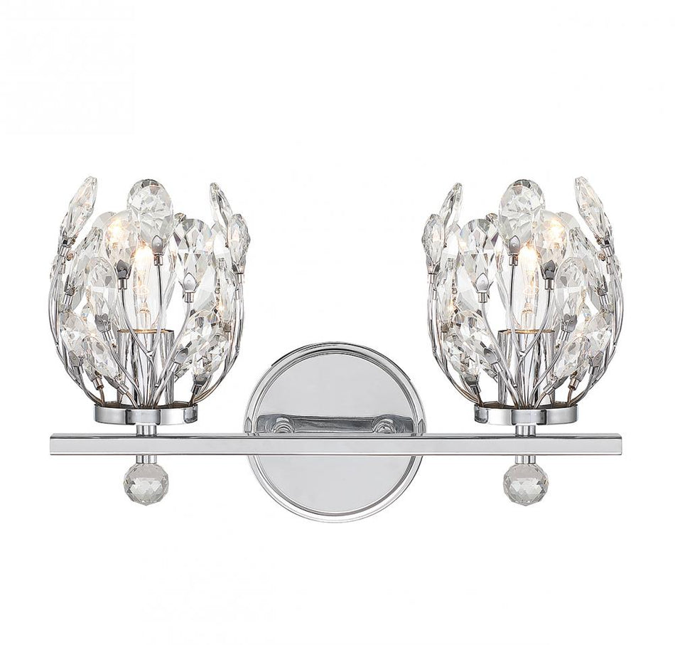 Transitional Vanity Light from the Moreno Collection