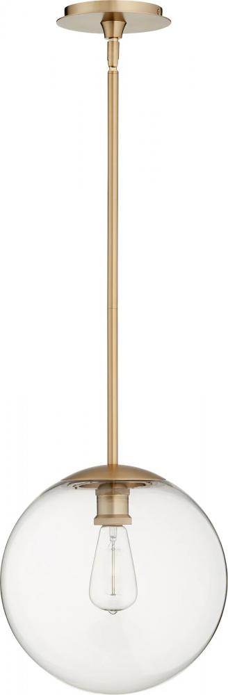 12" CLR GLOBE PEND - AGB