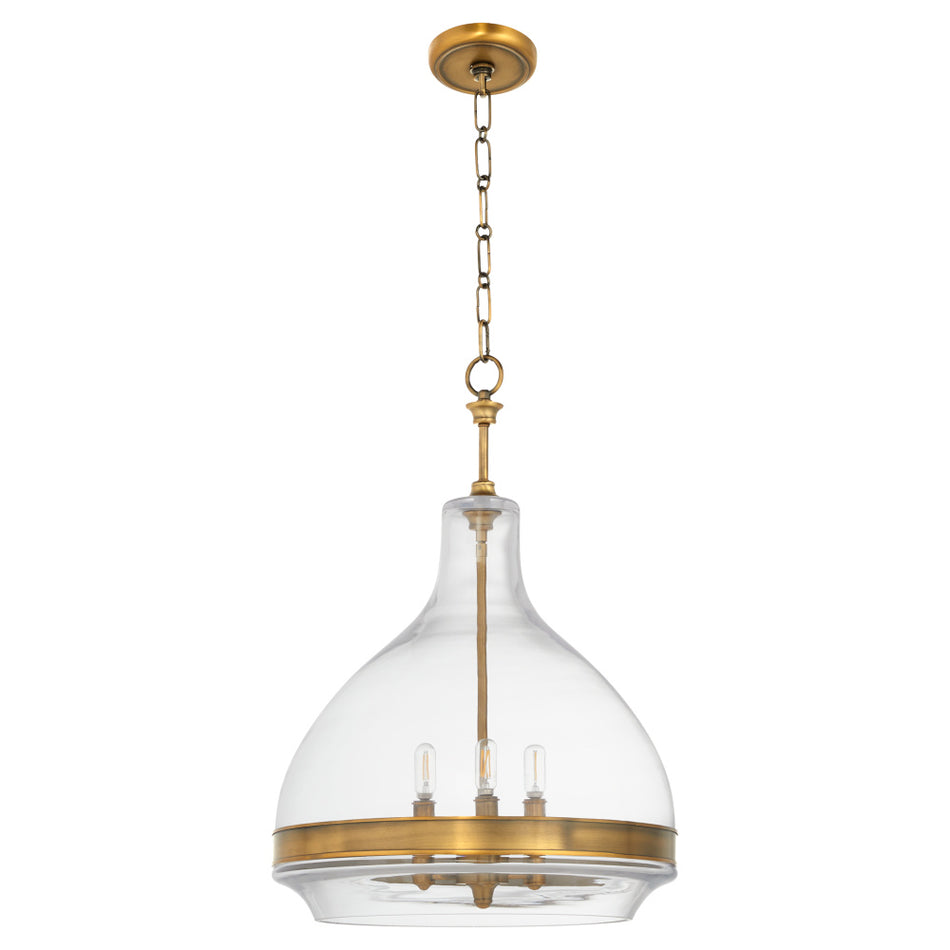 Transitional Up Pendant from the Tilbrook Collection