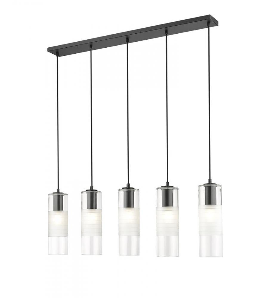 Contemporary 5 Light Chandelier from the Alton Collection