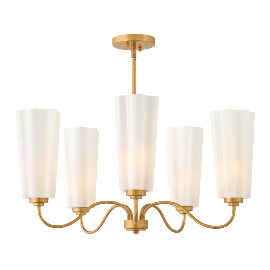 Americana 5 Light Chandelier from the Honey Collection