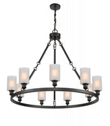 Transitional 9 Light Chandelier from the Clymer Collection