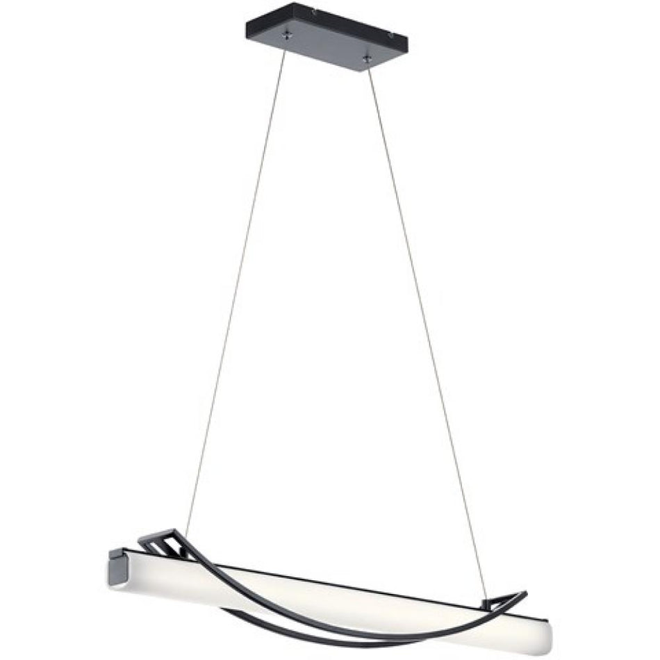 Contemporary 1 Light Chandelier from the Rowan Collection
