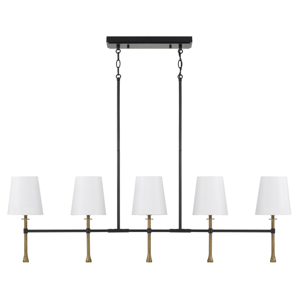 Transitional 8 Light Chandelier from the Hollis Collection