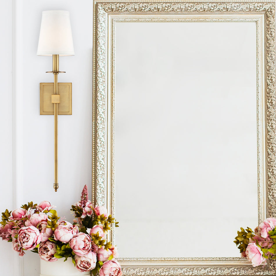 Transitional Wall Sconce from the Monroe Collection