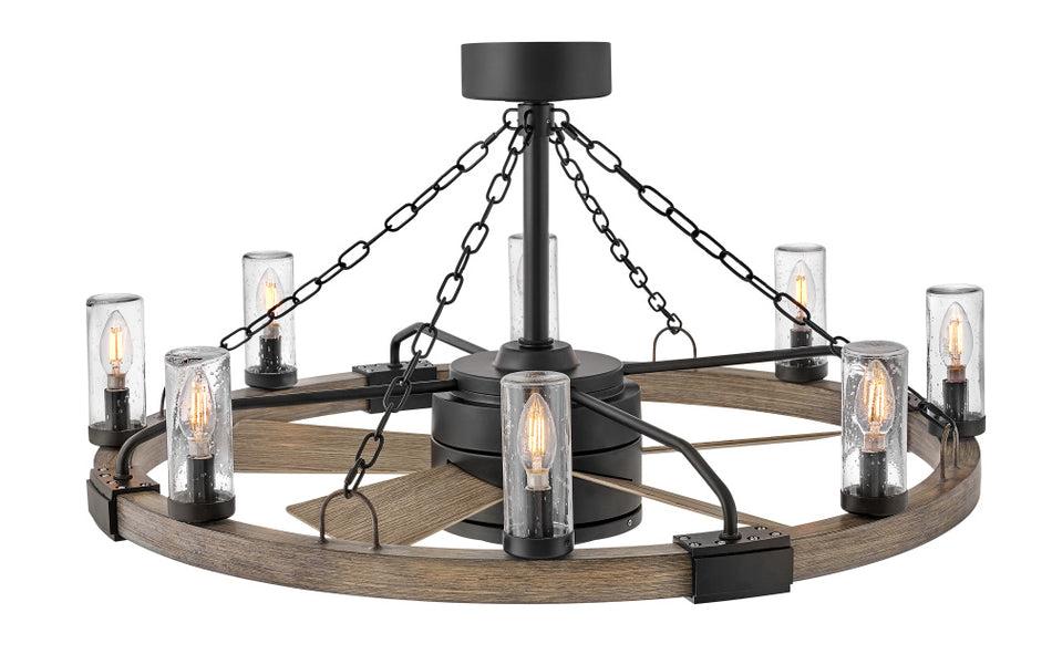 Transitional Exterior Fan from the Sawyer Collection