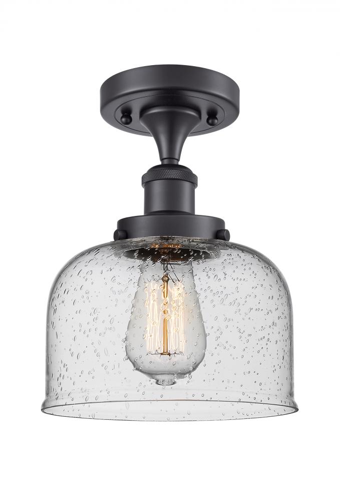 Contemporary Cage Semi-Flush Mount from the Bell Collection