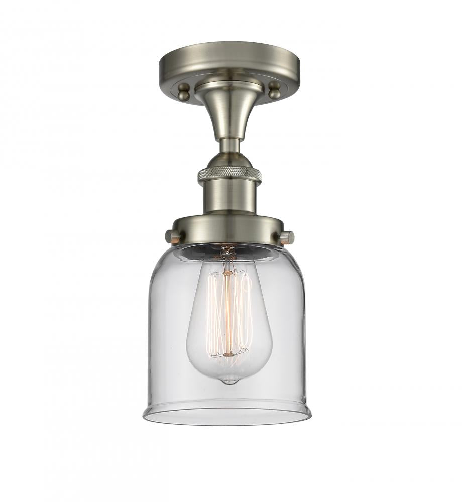 Contemporary Cage Semi-Flush Mount from the Bell Collection