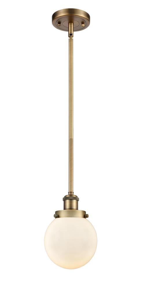 Traditional Down Mini Pendant from the Beacon Collection