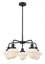 Transitional 5 Light Chandelier from the Cone Collection