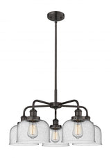 Transitional 5 Light Chandelier from the Cone Collection