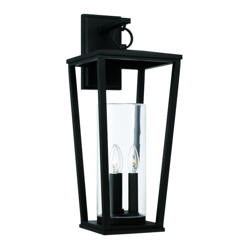 Transitional Wall Lantern from the Elliott Collection