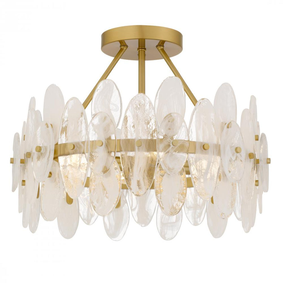 Modern Semi-Flush Mount from the Abigail Collection