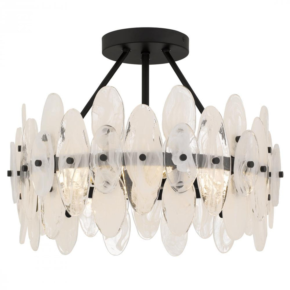 Modern Semi-Flush Mount from the Abigail Collection