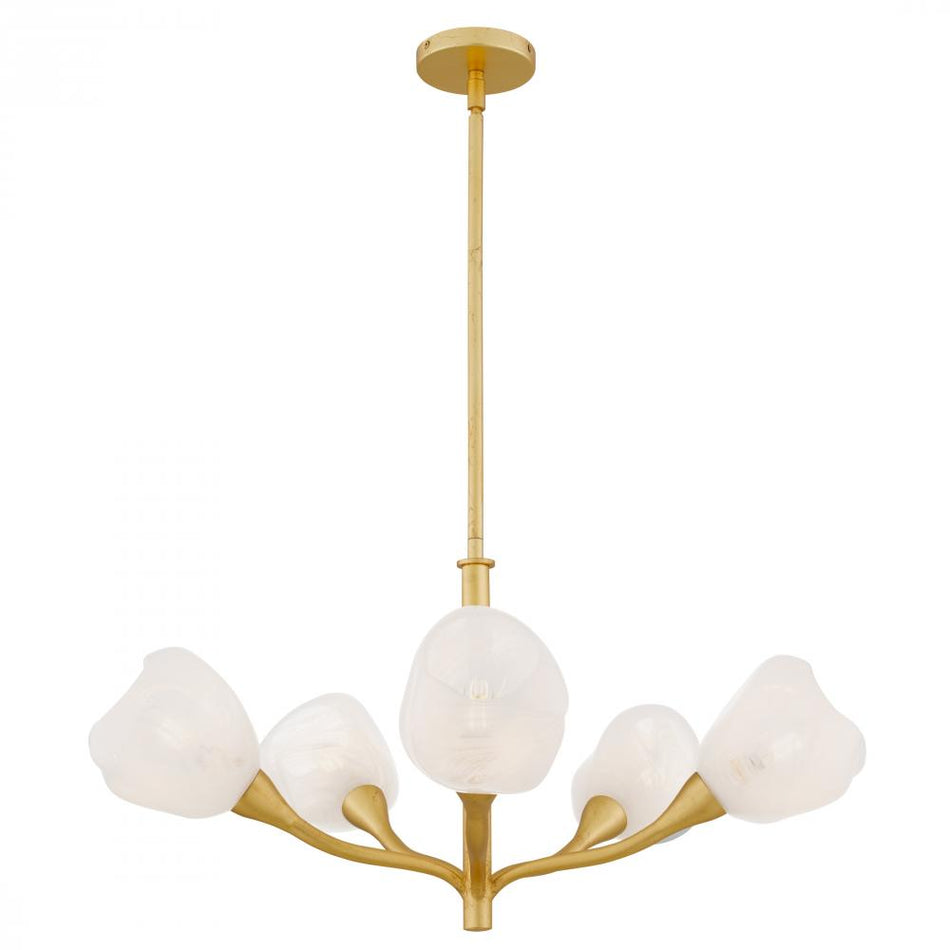 Modern Chandelier from the Adelyn Collection