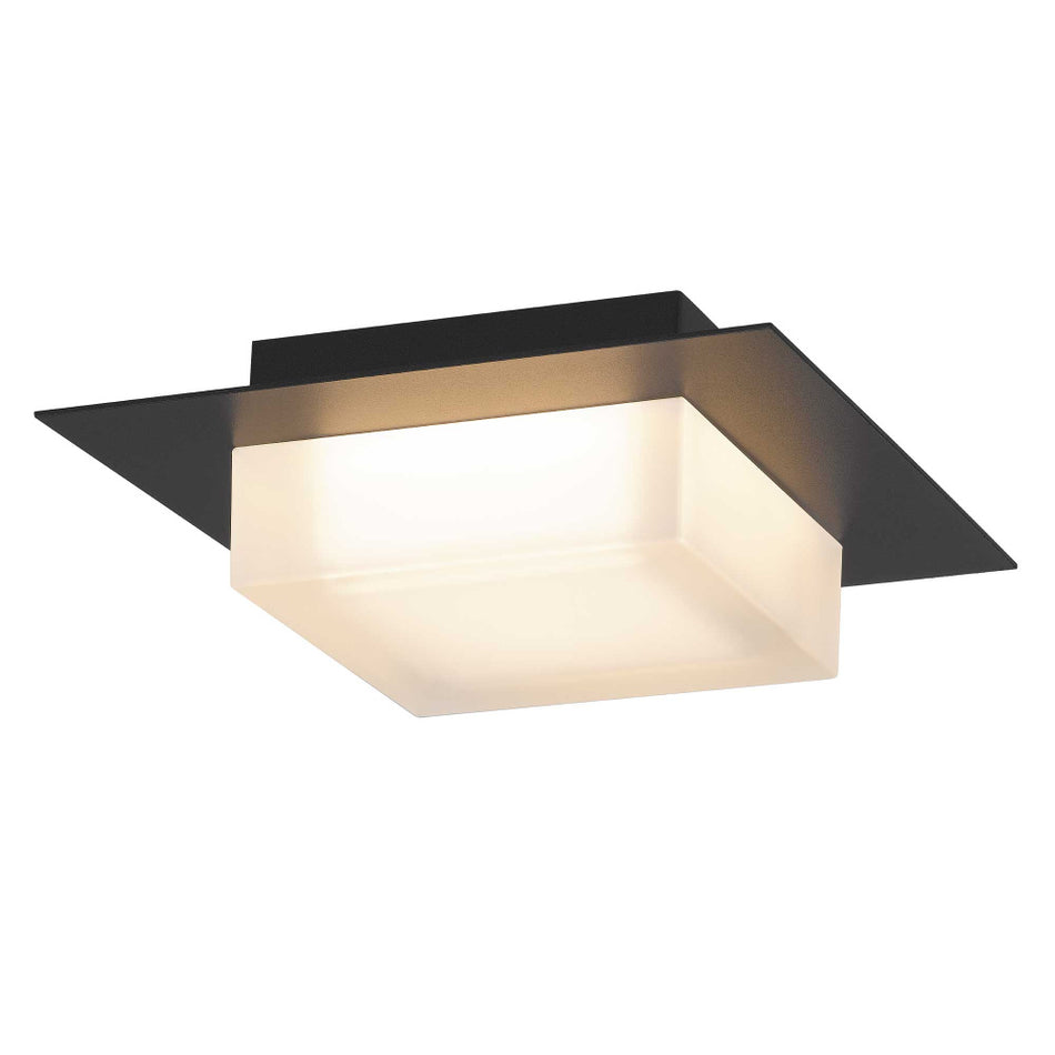 Contemporary Outdoor Flush Mount from the Foursquare Collection