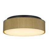 Contemporary Drum Shade Flush Mount from the Channel Collection