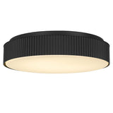 Contemporary Drum Shade Flush Mount from the Channel Collection