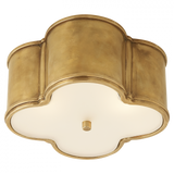 Traditional Cage Flush Mount from the Basil Collection