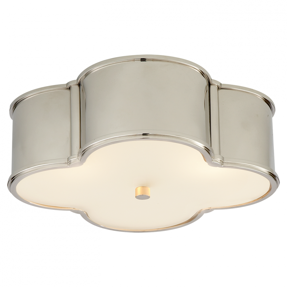 Traditional Cage Flush Mount from the Basil Collection