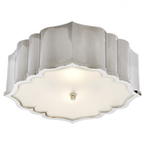 Traditional Drum Shade Flush Mount from the Balthazar Collection