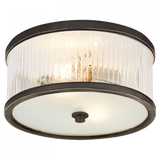 Traditional Drum Shade Flush Mount from the Randolph Collection