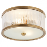 Traditional Drum Shade Flush Mount from the Randolph Collection
