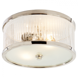 Traditional Drum Shade Flush Mount from the Randolph Collection