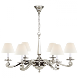 Traditional 6 Light Chandelier from the Myrna Collection