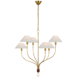 Casual 6 Light Chandelier from the Griffin Collection
