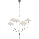 Casual 6 Light Chandelier from the Griffin Collection