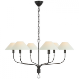Casual 6 Light Chandelier from the Griffin Collection
