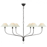 Casual 6 Light Chandelier from the Griffin Collection