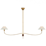 Casual 2 Light Chandelier from the Griffin Collection