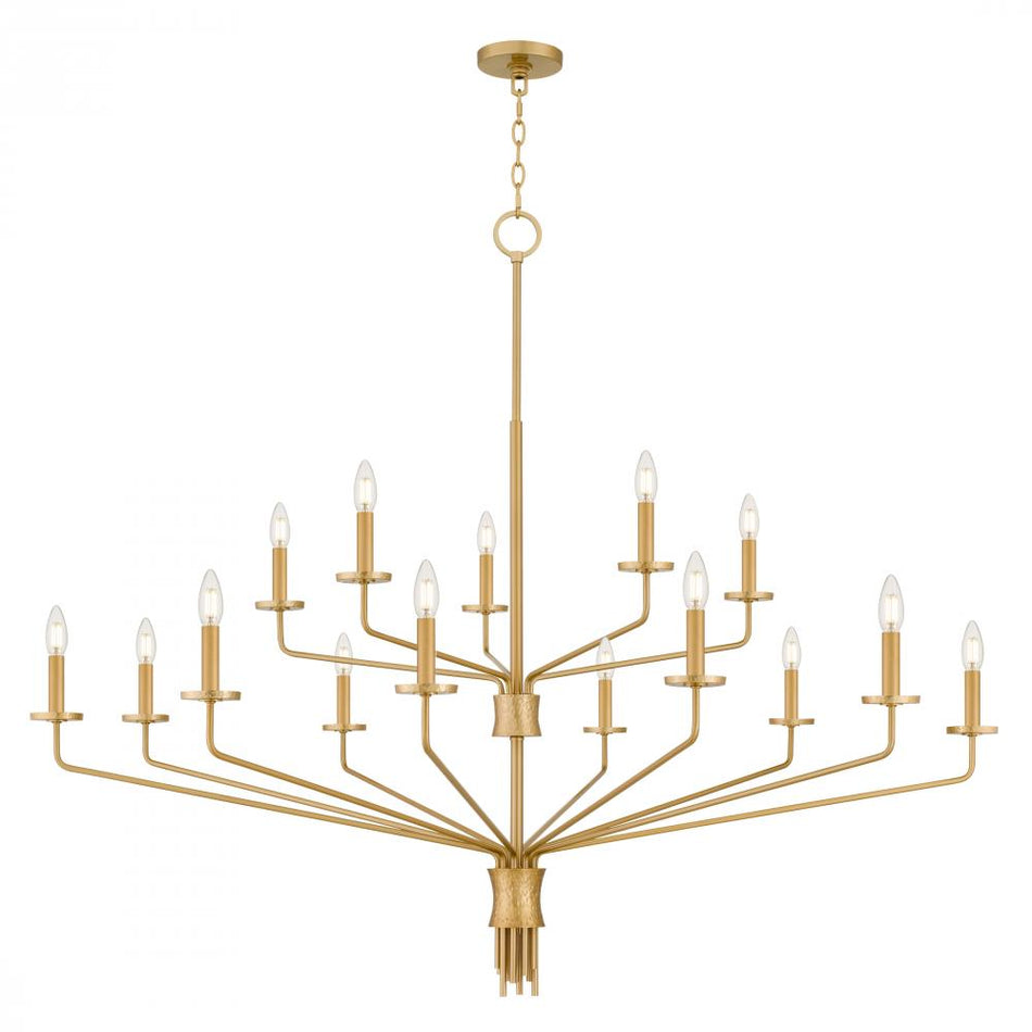 Transitional 15 Light Chandelier from the Alexander Collection