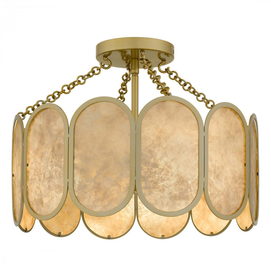 Traditional Semi-Flush Mount from the Amalia Collection