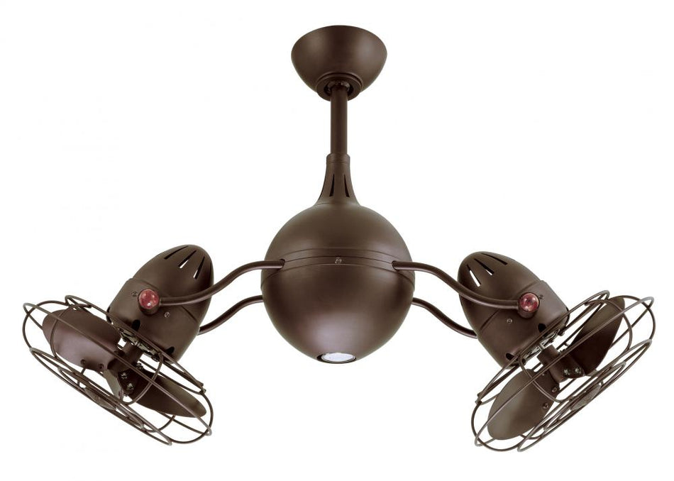 Contemporary Dual Motor Fan from the Acqua Collection