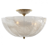 Modern Bowl Semi-Flush Mount from the Rosehill Collection