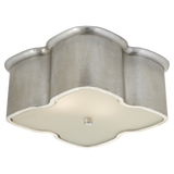 Casual Drum Shade Flush Mount from the Bolsena Collection