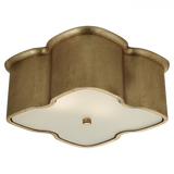 Casual Drum Shade Flush Mount from the Bolsena Collection