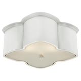 Casual Drum Shade Flush Mount from the Bolsena Collection