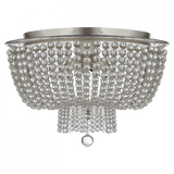 Traditional Bowl Flush Mount from the Jacqueline Collection